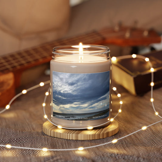 Beautiful Evening Sky Scented Soy Candle, 9oz