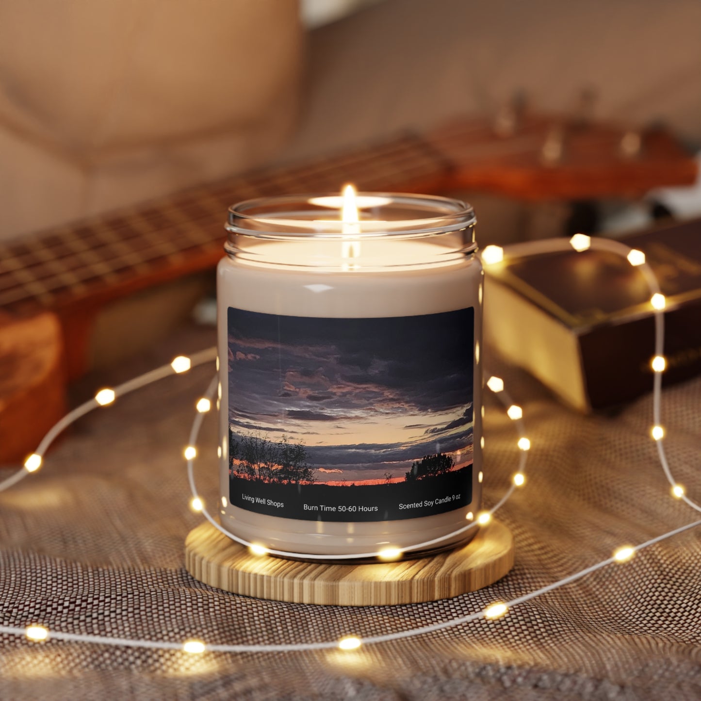 Beautiful Evening Sky Scented Soy Candle, 9oz