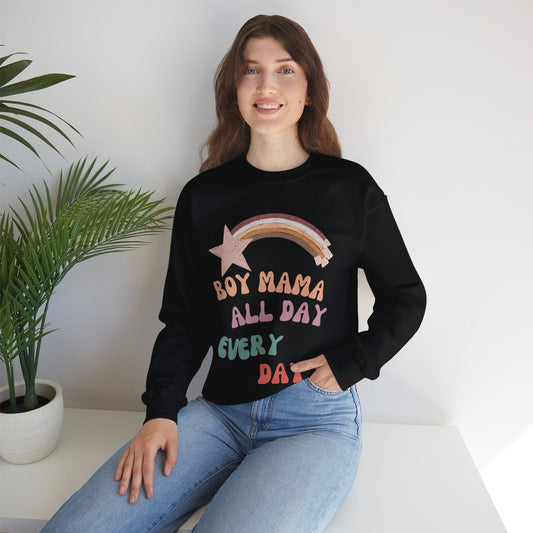 Boy Mama - Unisex Heavy Blend™ Crewneck Sweatshirt