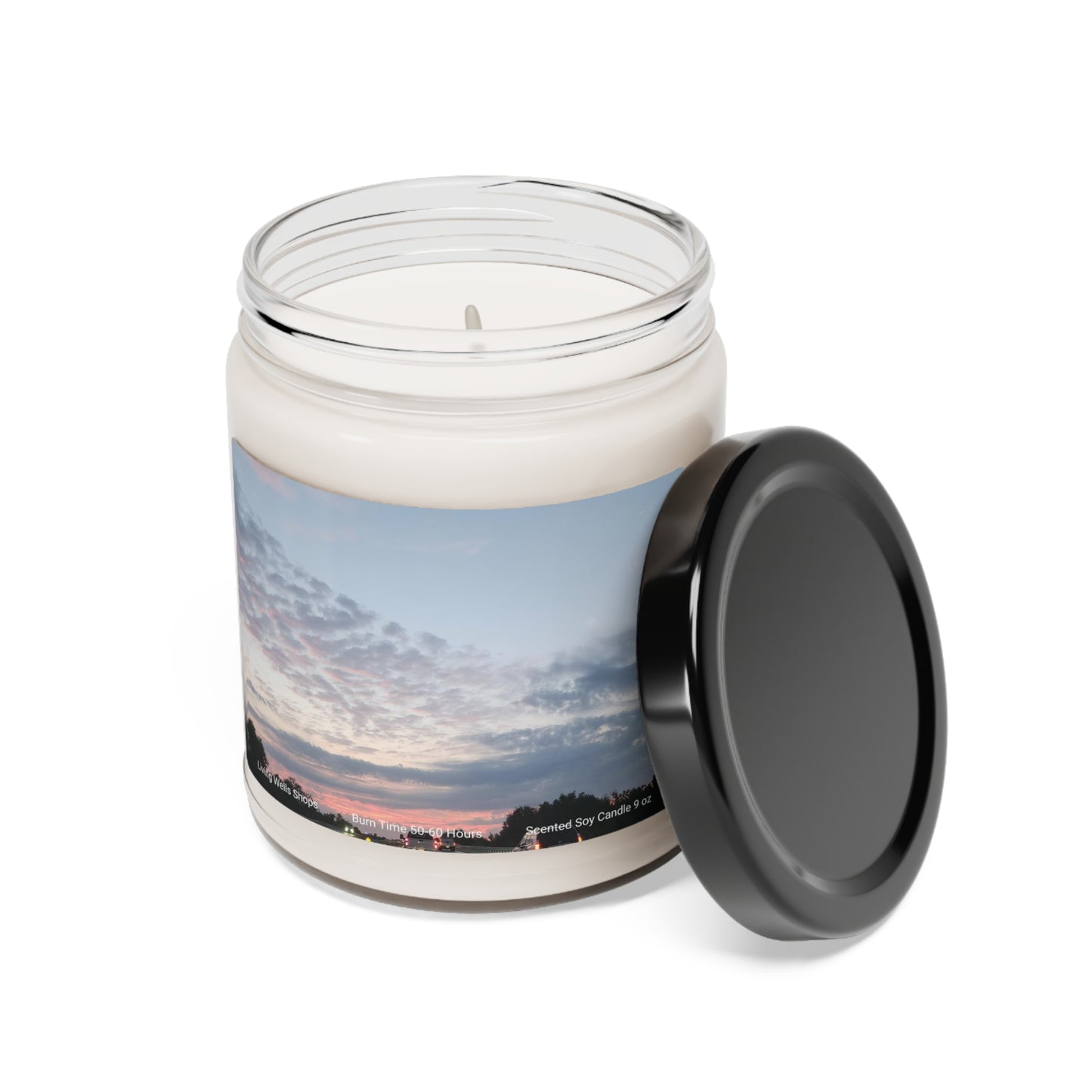 Beautiful Evening Sky Scented Soy Candle, 9oz