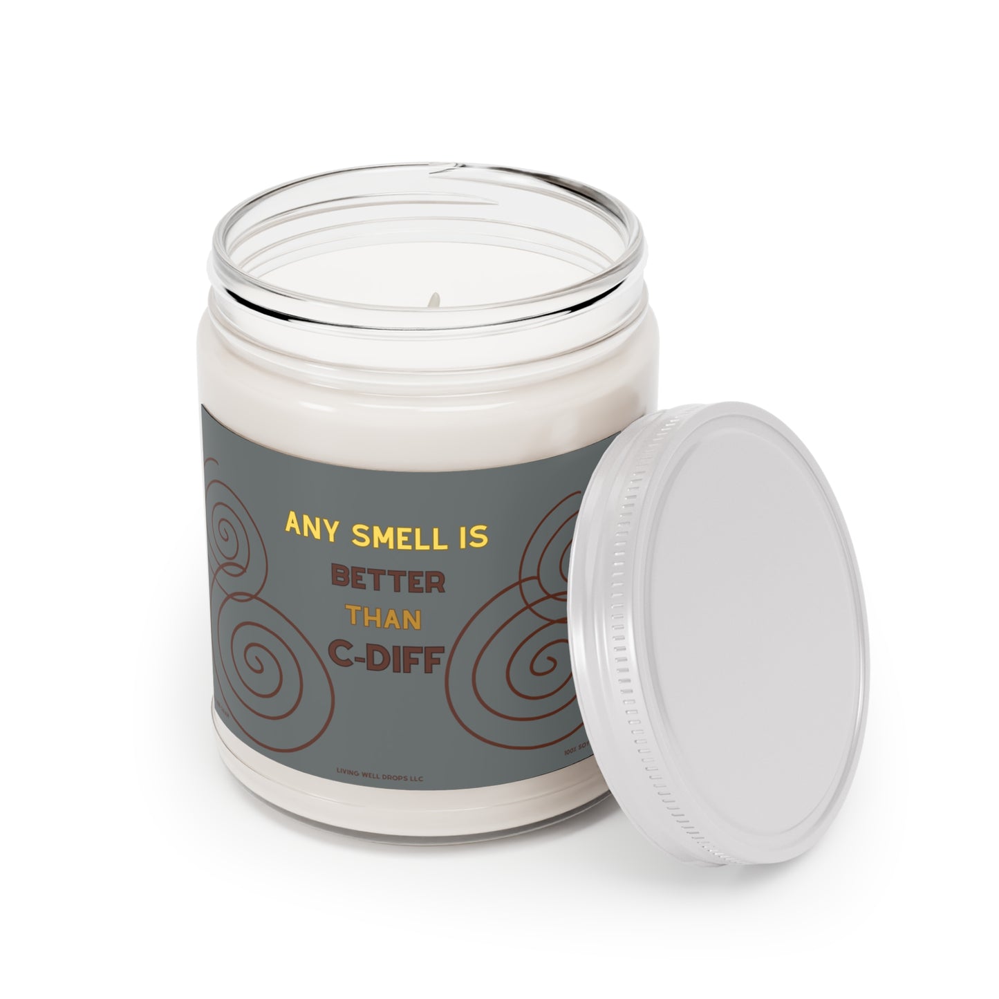 Any Smell is Better than C-DIFF Scented Soy Candles, 9oz.