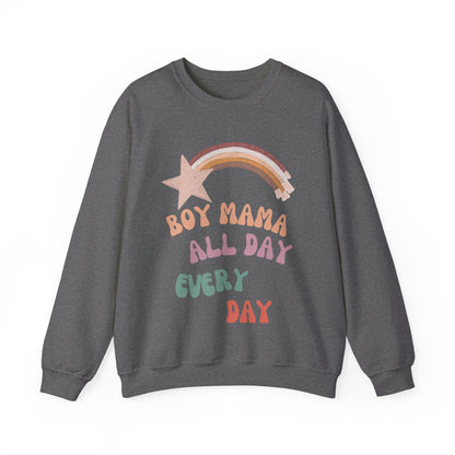 Boy Mama - Unisex Heavy Blend™ Crewneck Sweatshirt