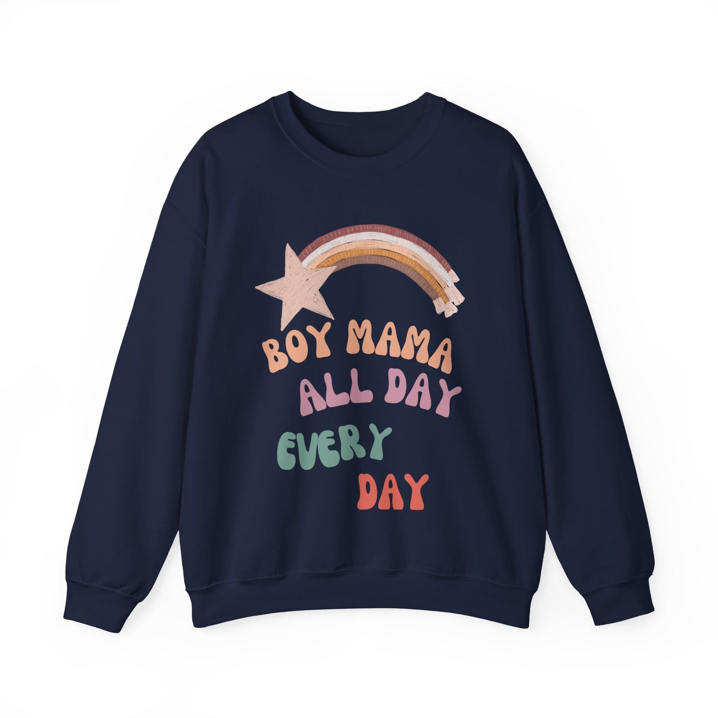 Boy Mama - Unisex Heavy Blend™ Crewneck Sweatshirt