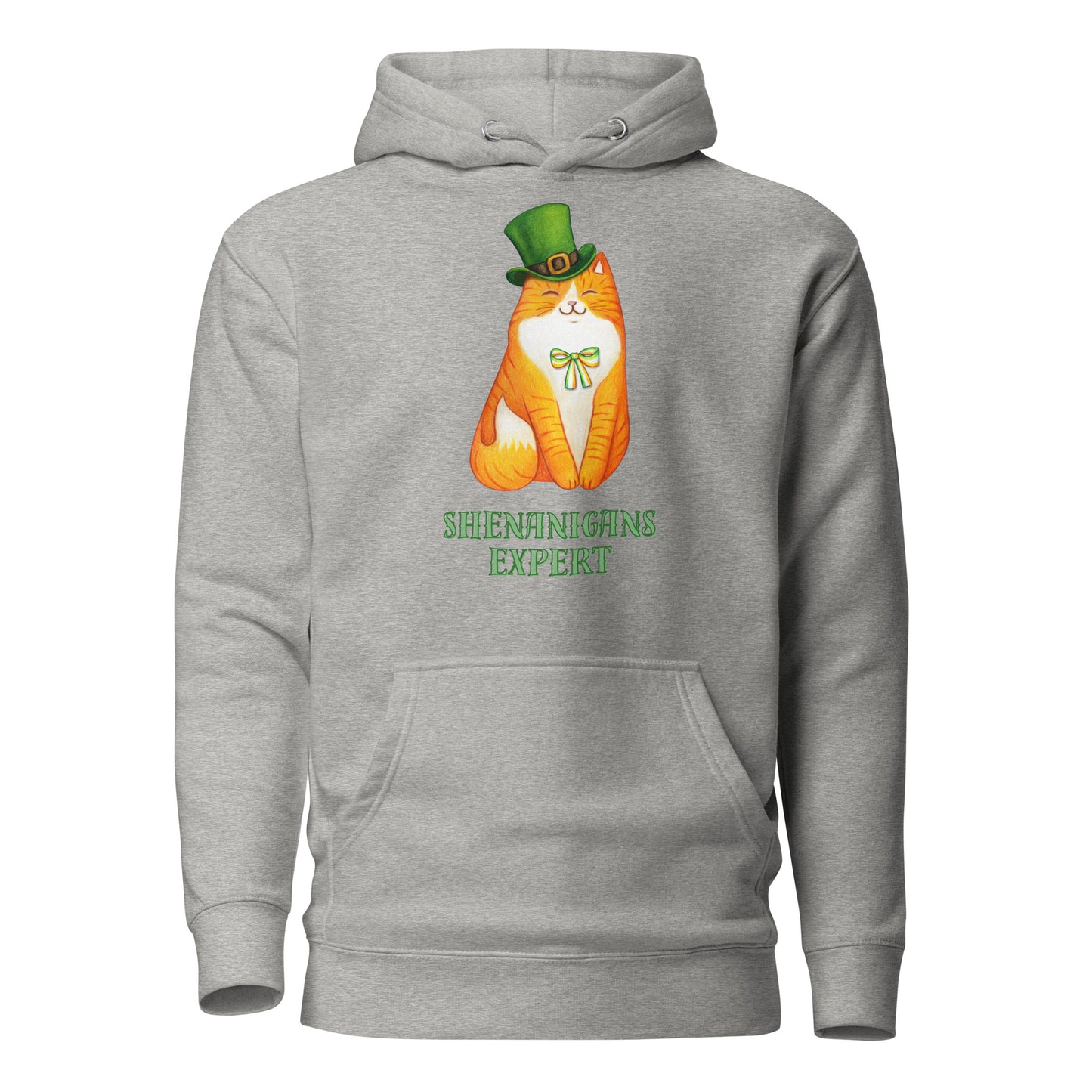 St Patrick's Day Shenanigans Cat Unisex Hoodie