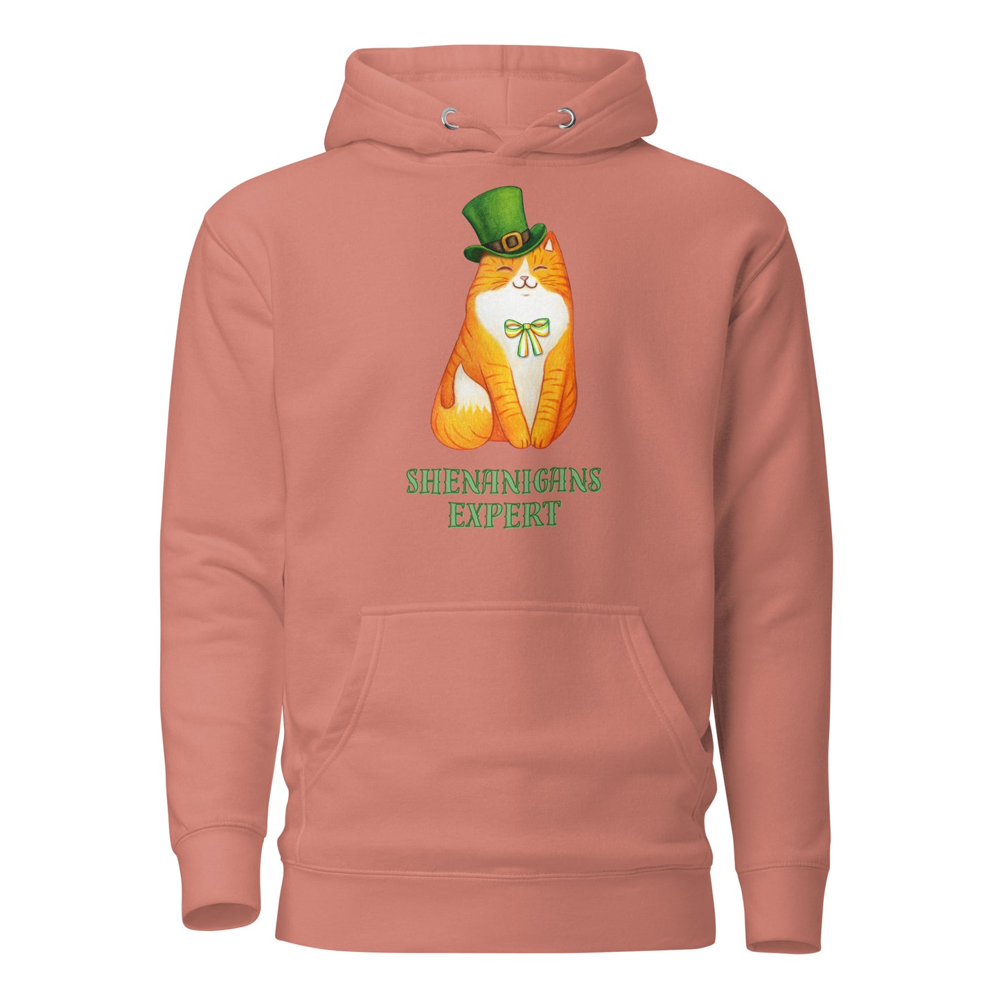 St Patrick's Day Shenanigans Cat Unisex Hoodie